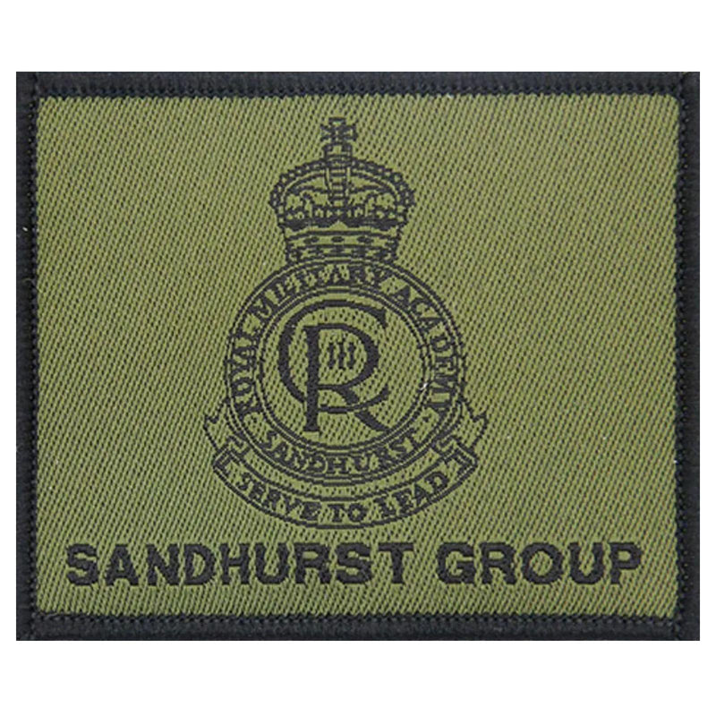 British Army Royal Military Academy Sandhurst Patch (Kings Cypher)