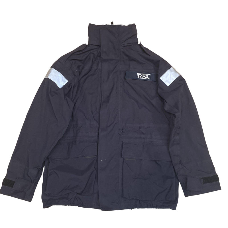 Royal Navy Blue Goretex Foul Weather Jacket | With Hood