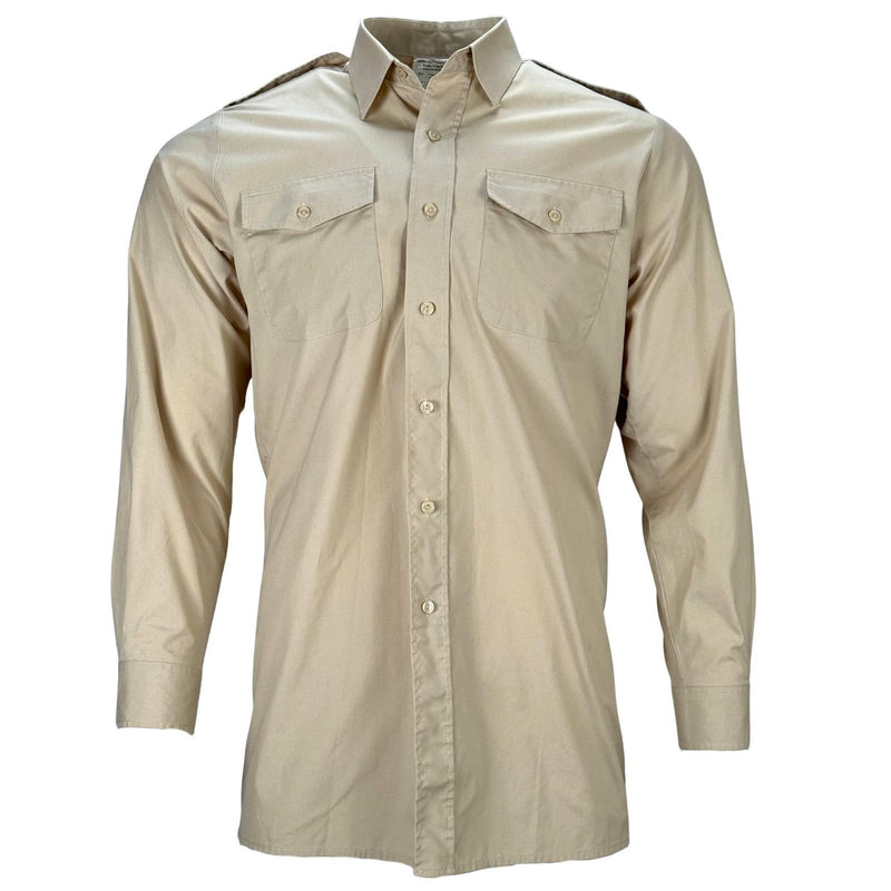 Britsh Army Fawn All Ranks Shirt | Long Sleeve
