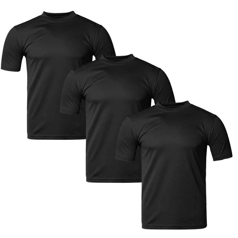 Army Black Coolmax T-Shirts | 3 Pack