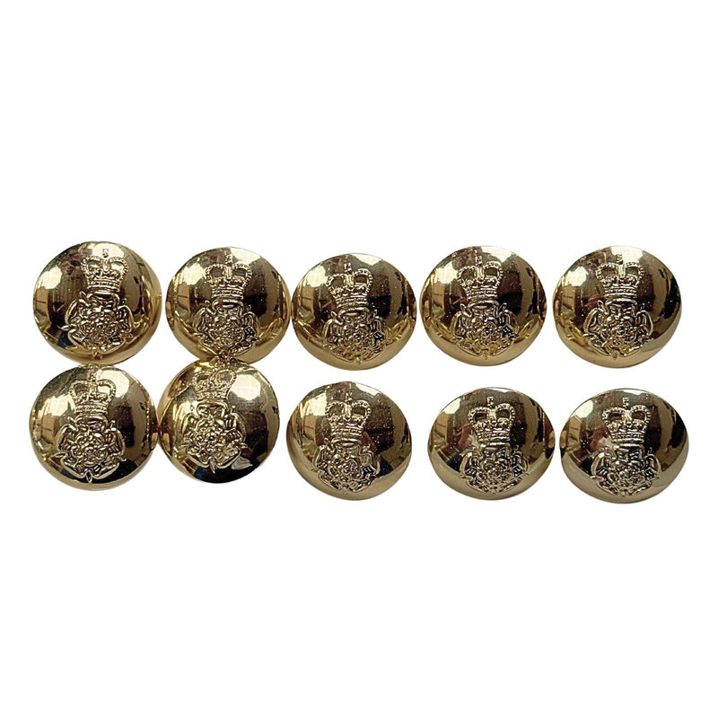 British Army Intelligence Corps Staybrite Buttons x5