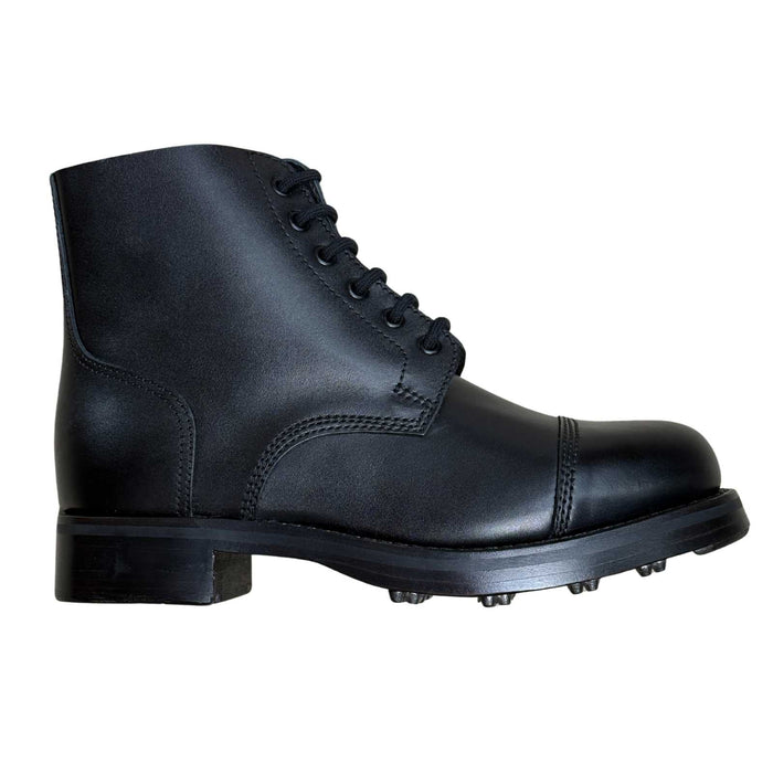 British Army Military Black Leather Hobnail Ammo Parade Dress