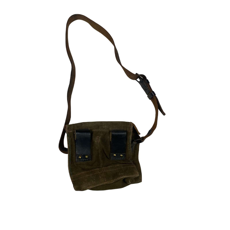 French Army Vintage Ammo Pouch with shoulder strap
