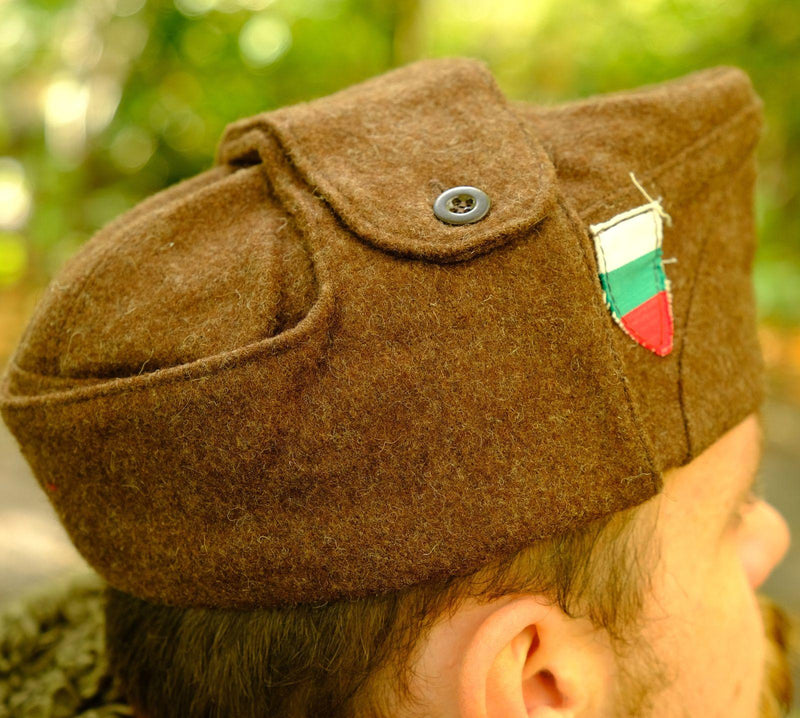 Bulgarian Army Vintage Wool Cold Weather Cap