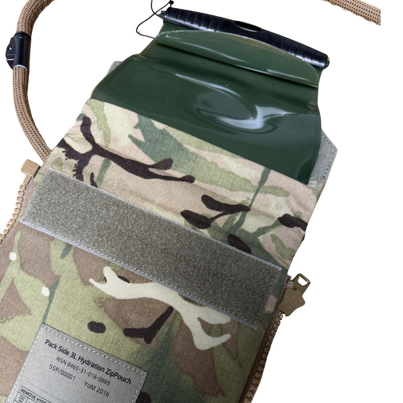 British Army Virtus MTP Hydration Side Zip Pouch