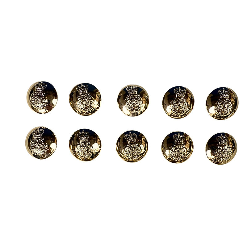 British Army Intelligence Corps Staybrite Buttons x5