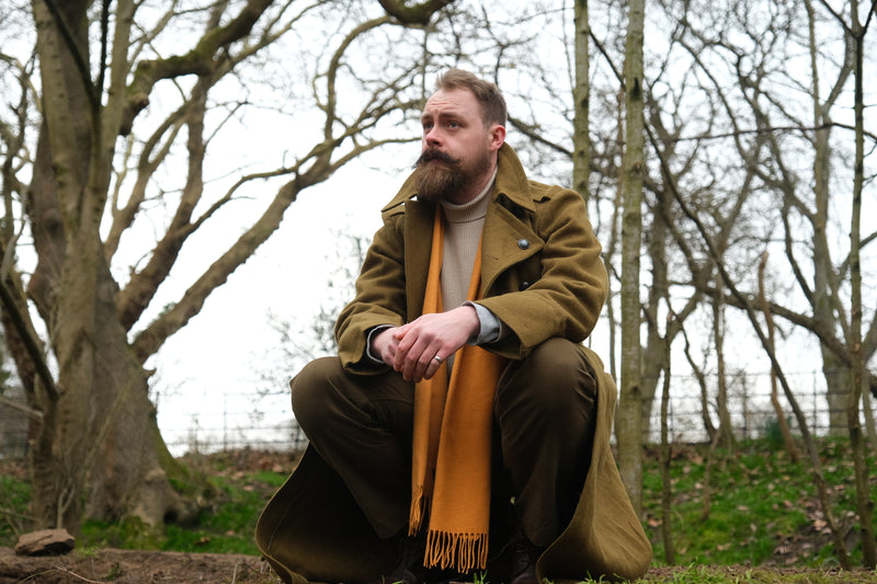 Romanian Army Vintage Wool Greatcoat