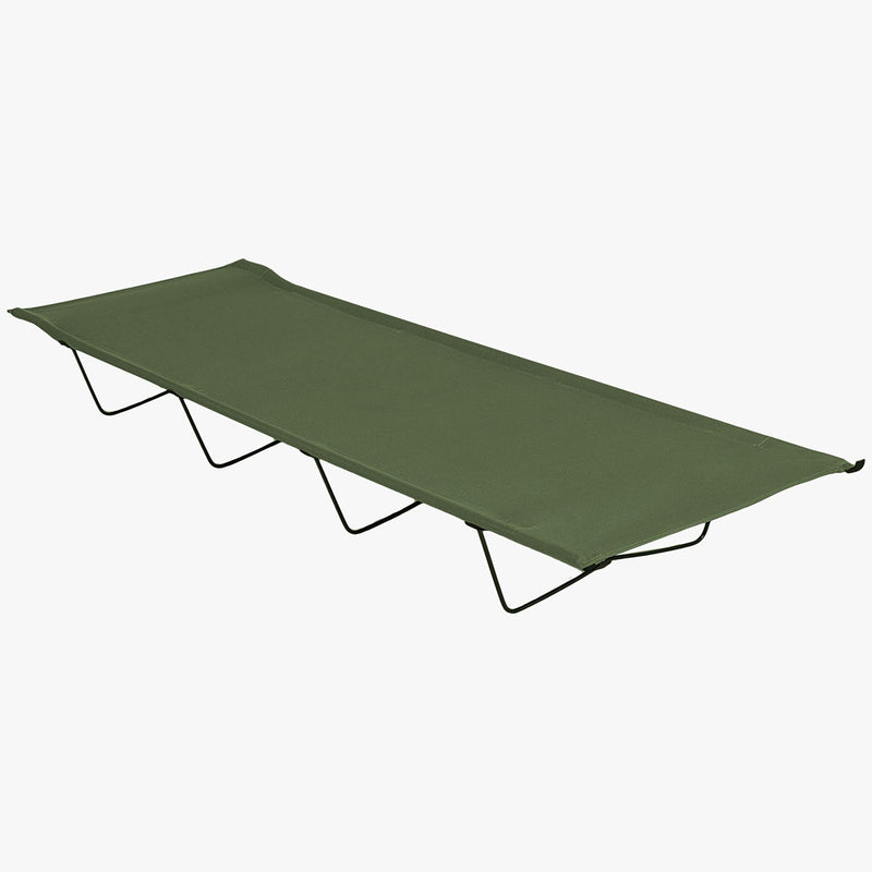Highlander Olive Steel Camp Bed