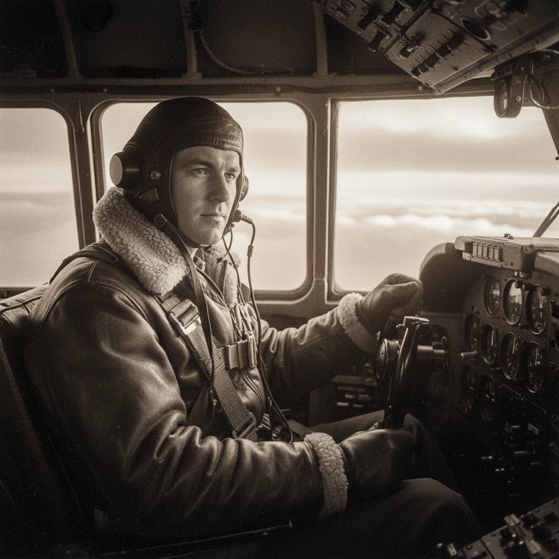 Original WW2  Type C RAF Flying Helmet (Late Pattern)