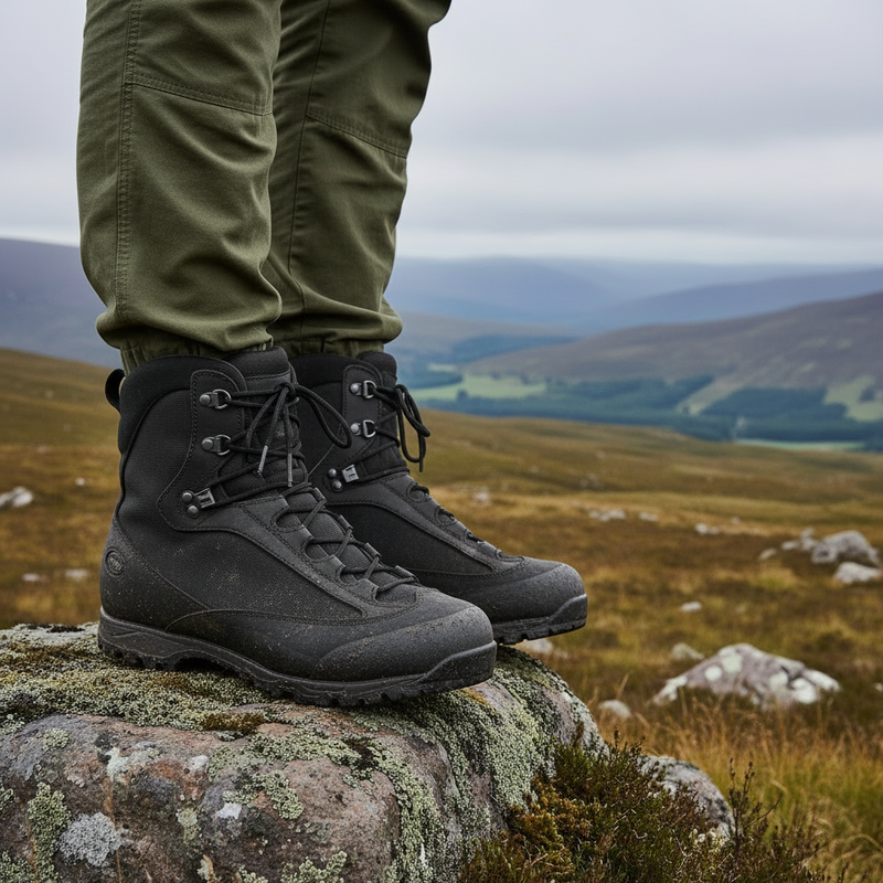 AKU High Liabilty MOD Black Boots