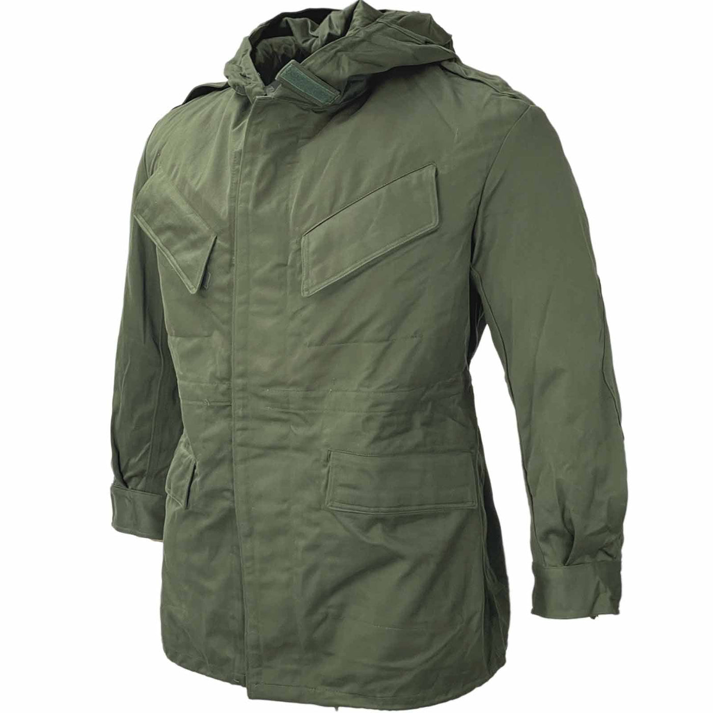 Original Belgian military rain long jacket with liner olive waterproof field NEW