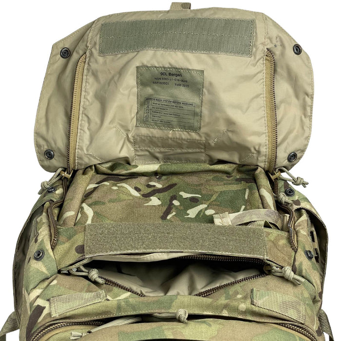 British Army 90L Virtus MTP Bergen | Military Rucksack | Army Backpack ...