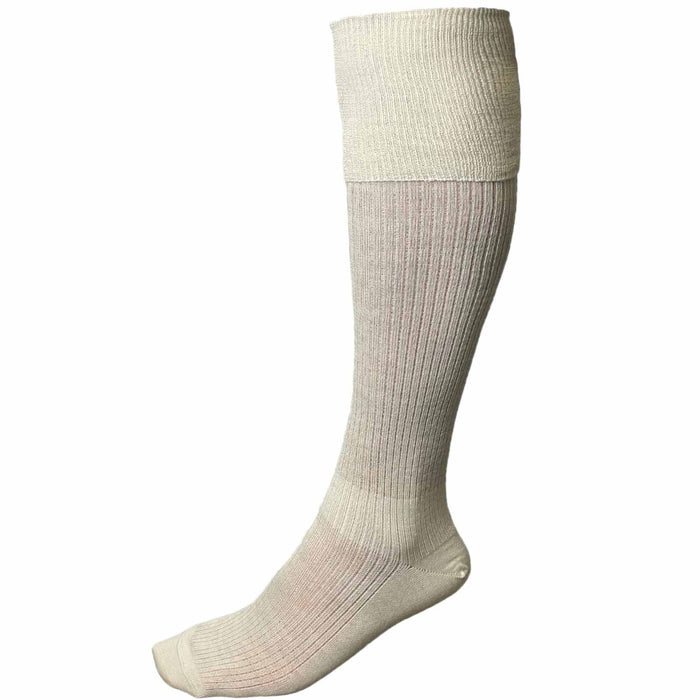 British Navy White Thin Wool Long Socks Stockings - Goarmy