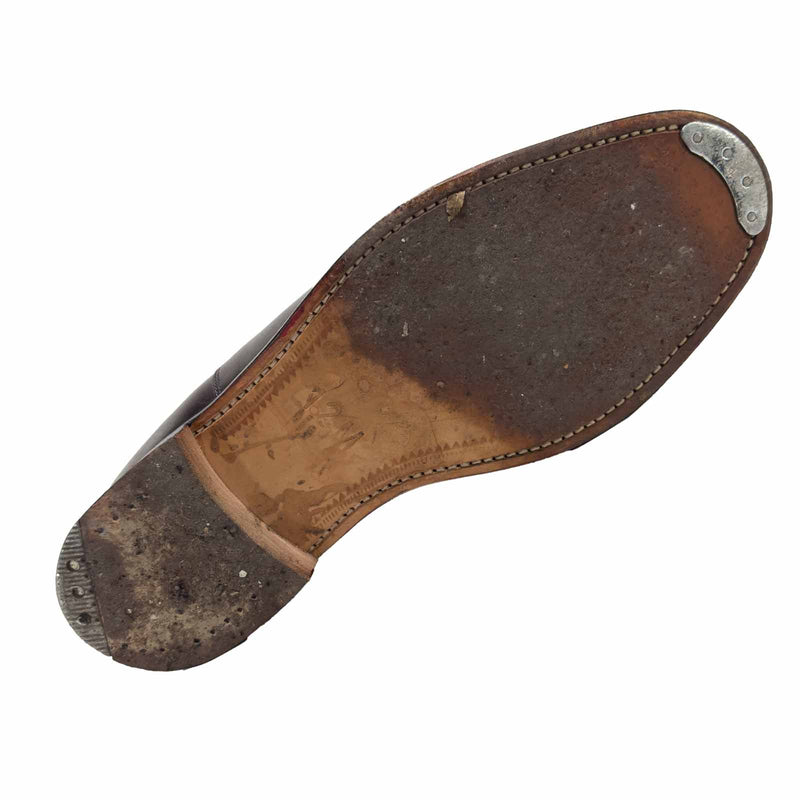 British Army Officers Brown Oxford Dress Shoes