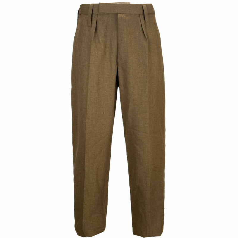 British Army No.2 Dress trousers Brown pants on a white background