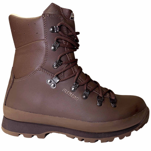 Altberg Krieger Danish Army Boots with lace-up design on a white background