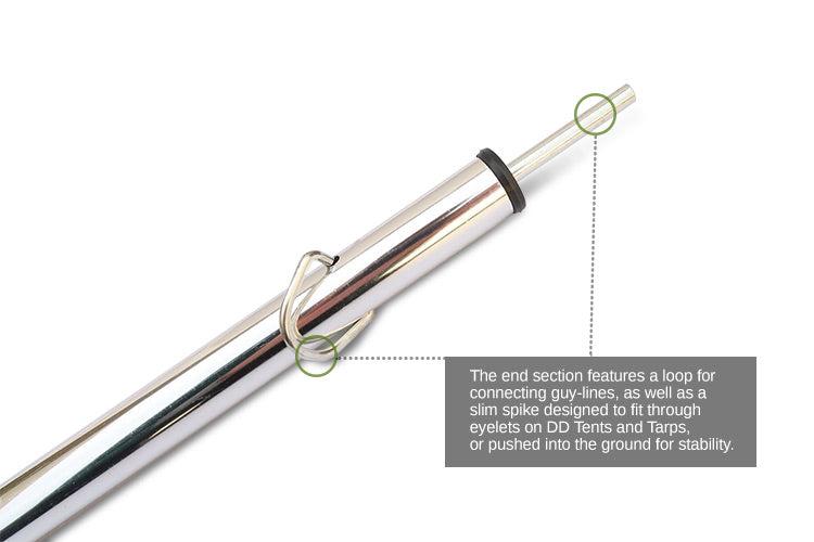 DD Tarp Pole - 2.2m (PAIR) - Goarmy