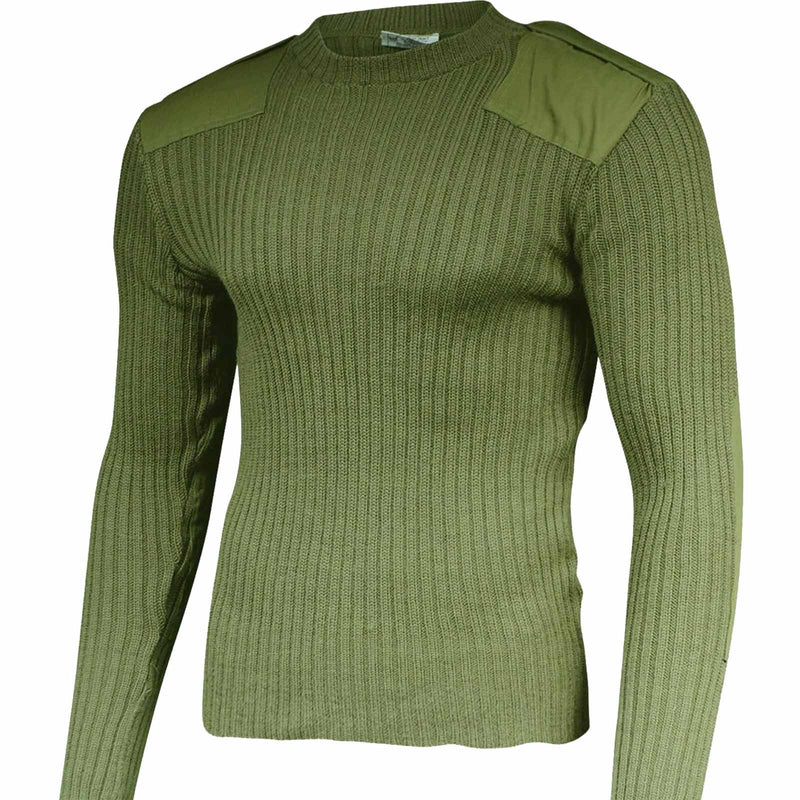 DISTRESSED Green Commando Wool Pullover - Goarmy