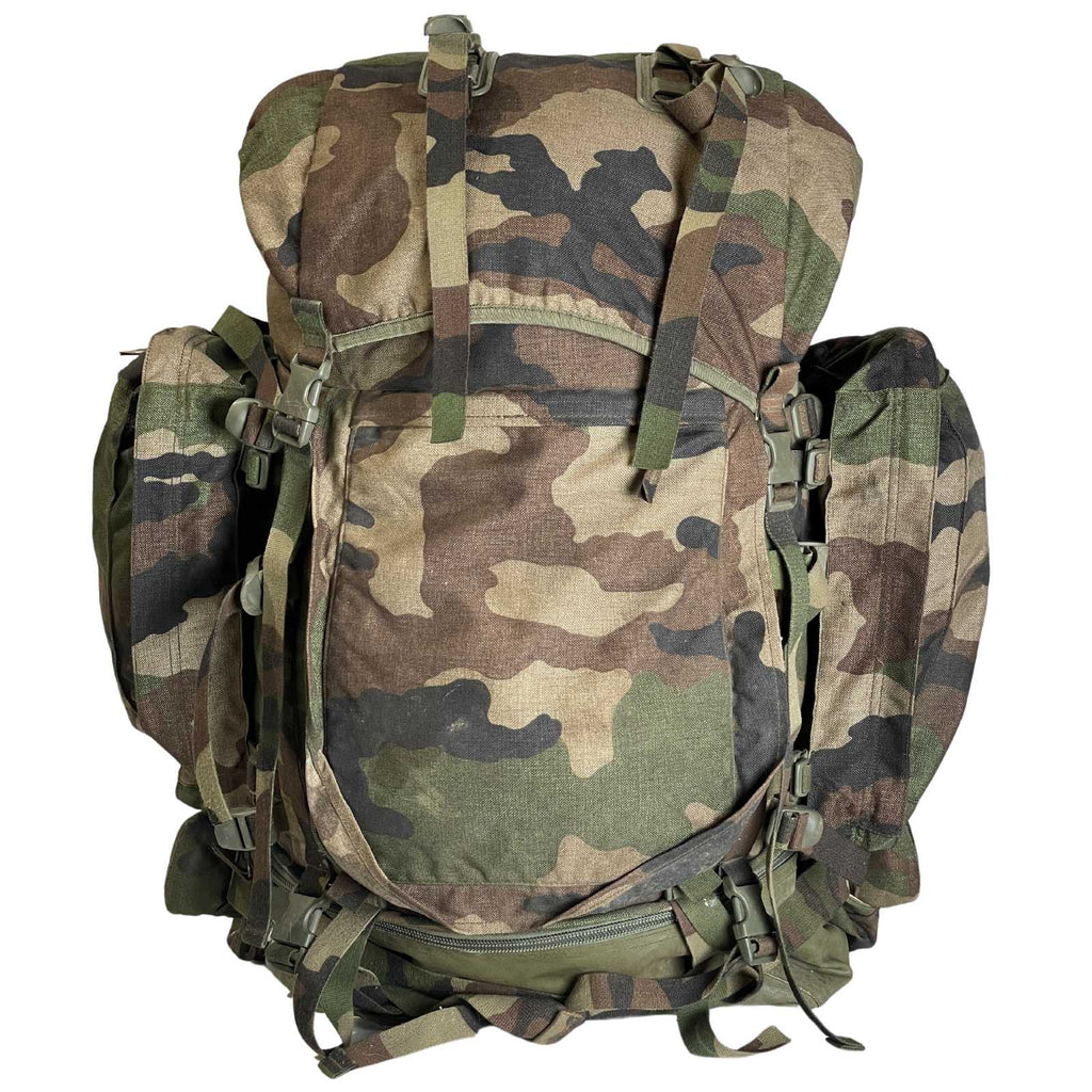 French Army Bergen Rucksack With Side Pouches Military Backpack Goarmy