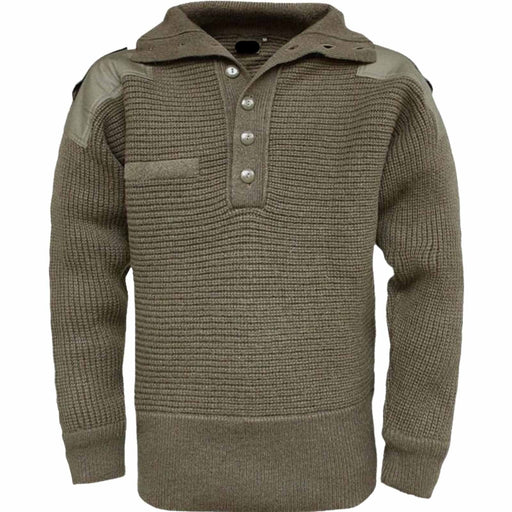 Genuine Austrian Army Olive Wool Alpine Sweater - Goarmy