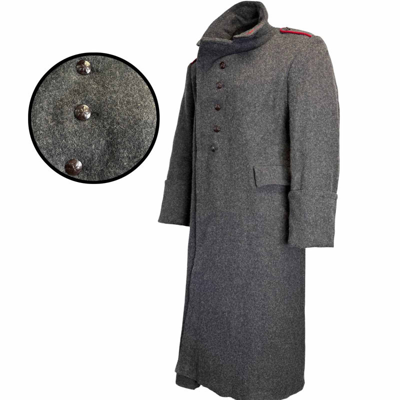 Grey Wool Bulgarian Greatcoat - Goarmy