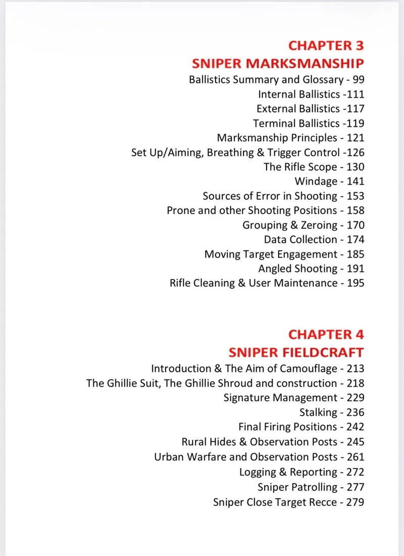 Sniper Pocket Book (5th Edition 2026)