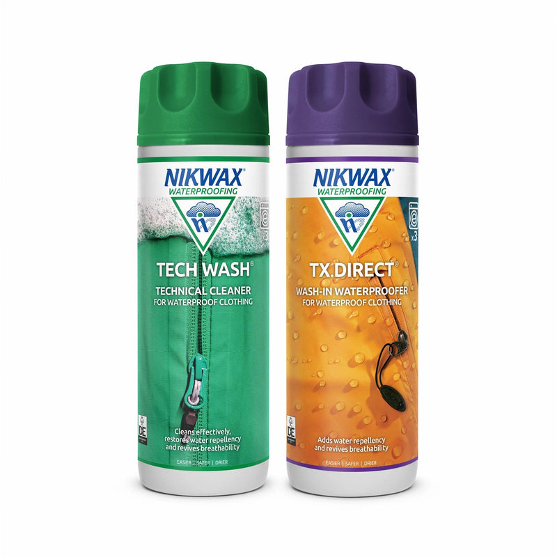 Nikwax Tech Wash & TX.Direct Wash-In Twin Pack 2 x 300ml