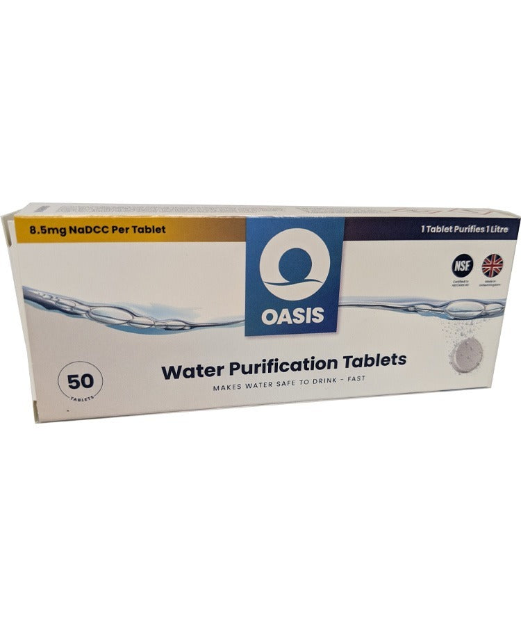 Water Purification Tablets - Pack of 50