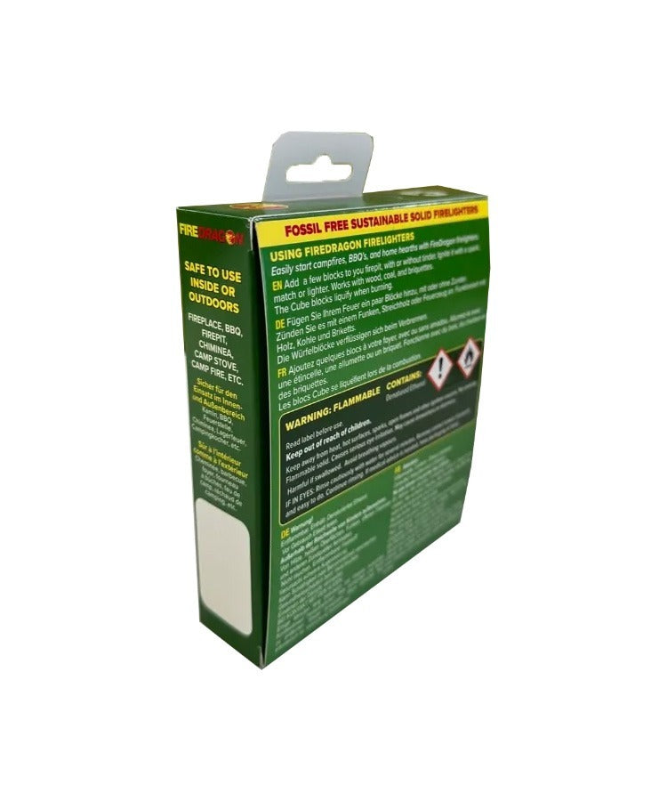 Firedragon Solid (27g) Biofuel and firelighter | Pack of 6
