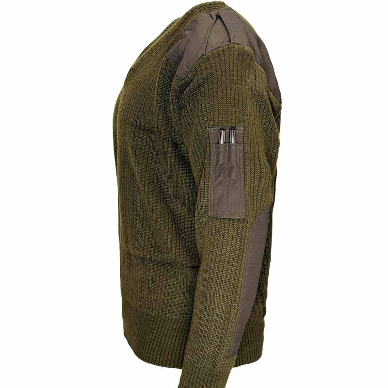 Italian Army V - Neck Wool Jumper - Goarmy