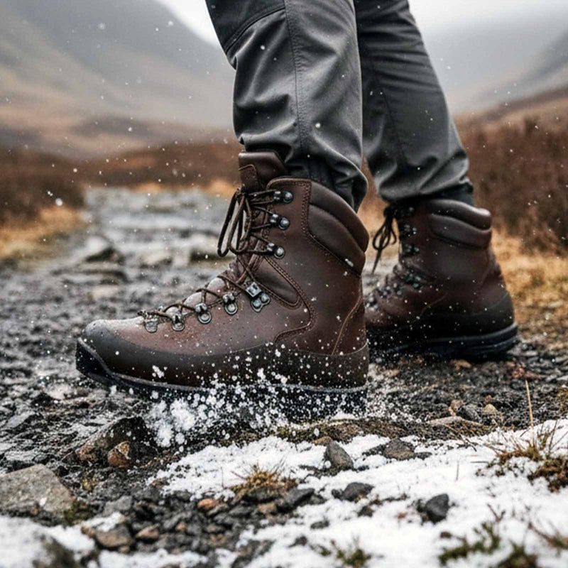 Iturri Cold Wet Weather Brown Combat Boots