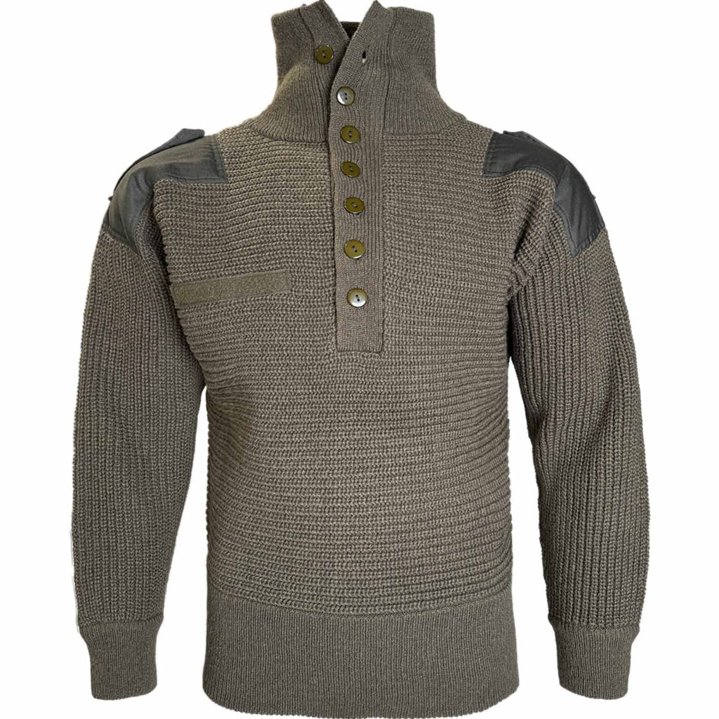 Mil Tec Austrian Olive Wool Alpine Sweater