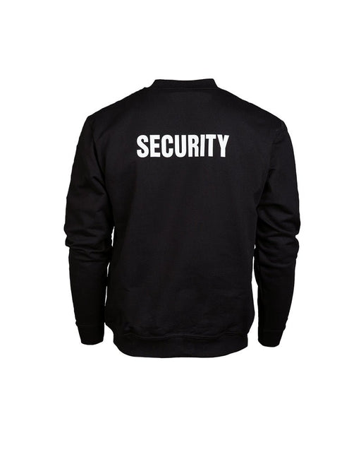 Mil-Tec Black SECURITY Sweatshirt - Goarmy
