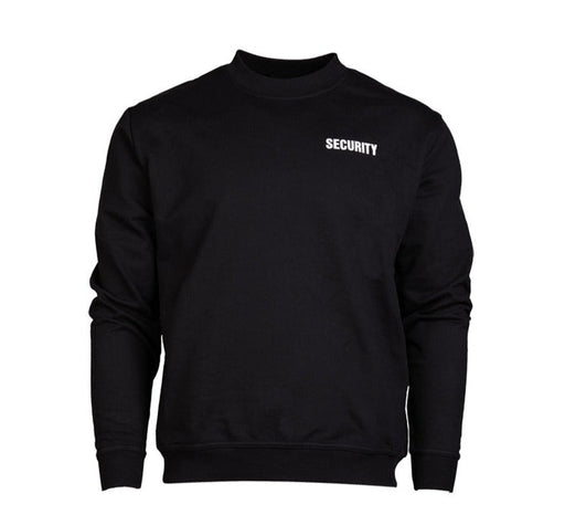 Mil-Tec Black SECURITY Sweatshirt - Goarmy