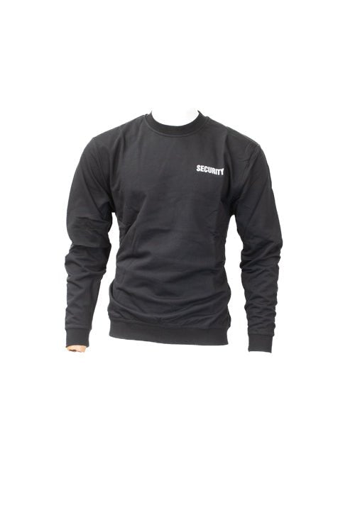 Mil-Tec Black SECURITY Sweatshirt - Goarmy