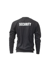 Mil-Tec Black SECURITY Sweatshirt - Goarmy