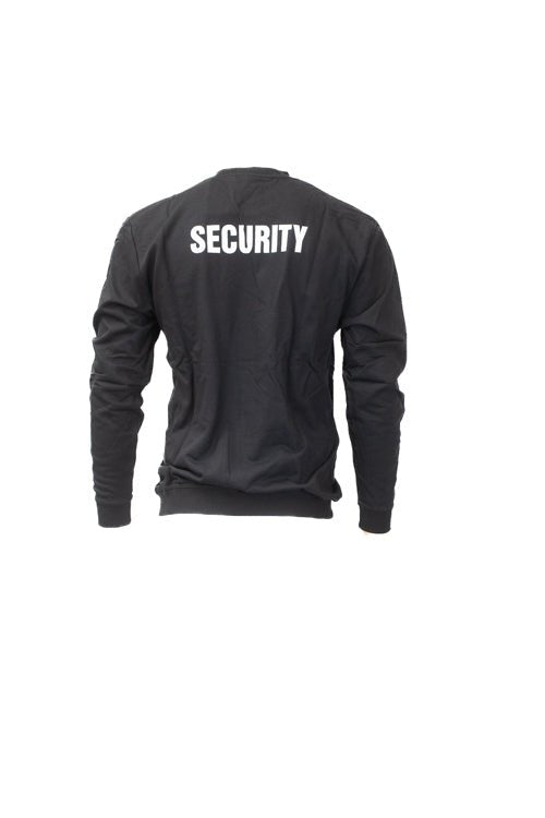 Mil-Tec Black SECURITY Sweatshirt - Goarmy
