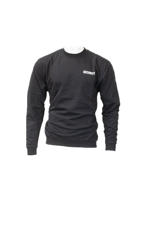 Mil-Tec Black SECURITY Sweatshirt - Goarmy