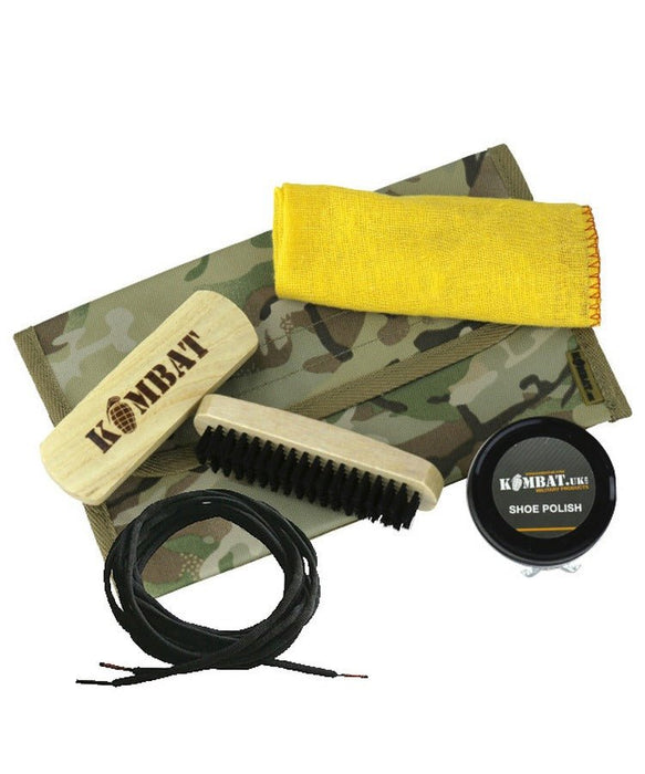 Military Boot Care Kit with Black Boot Polish - Goarmy