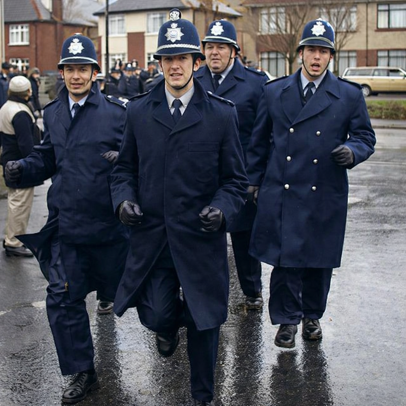 British Police Vintage Overcoat