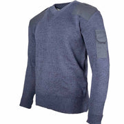RAF Wool Pullover Blue V Neck - Goarmy