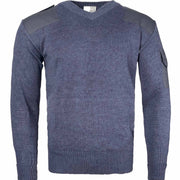 RAF Wool Pullover Blue V Neck - Goarmy