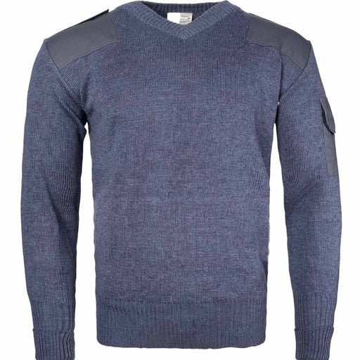 RAF Wool Pullover Blue V Neck - Goarmy