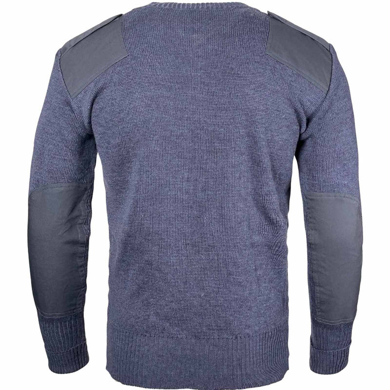 RAF Wool Pullover Blue V Neck - Goarmy