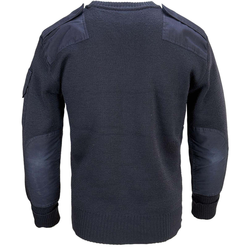 Royal Navy Wool Pullover | Textured Knit
