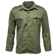 Vintage Bulgarian Army Olive Field Shirt - Goarmy