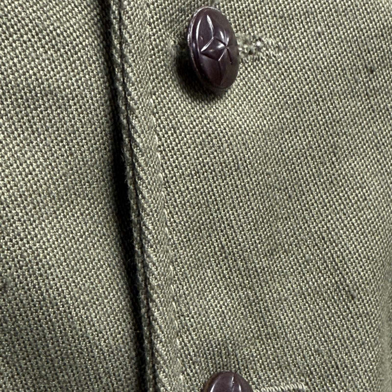 Vintage Bulgarian Army Olive Field Shirt - Goarmy