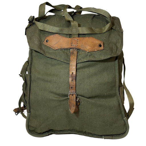 Vintage Romanian Army canvas rucksack - Goarmy