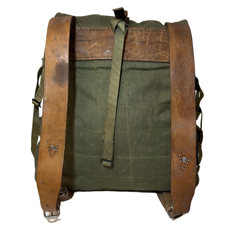 Vintage Romanian Army canvas rucksack - Goarmy