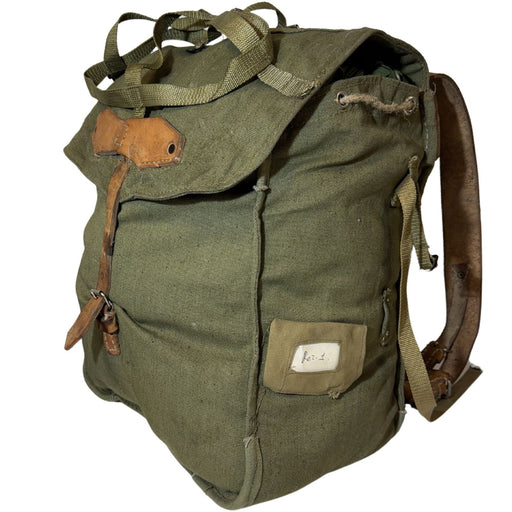 Vintage Romanian Army canvas rucksack - Goarmy